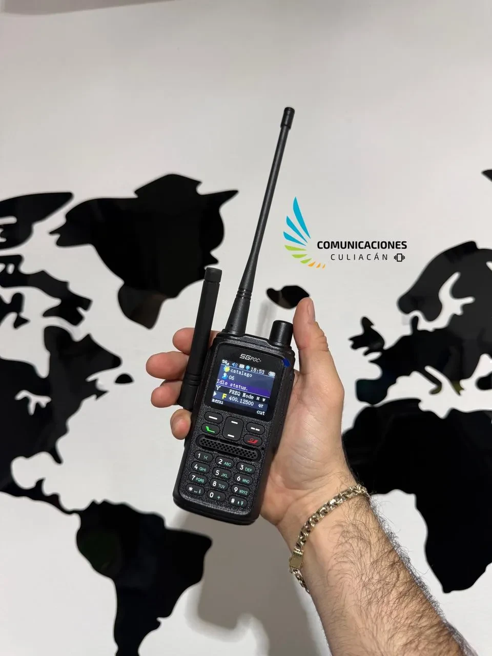 Radio L2 UHF, vista del equipo