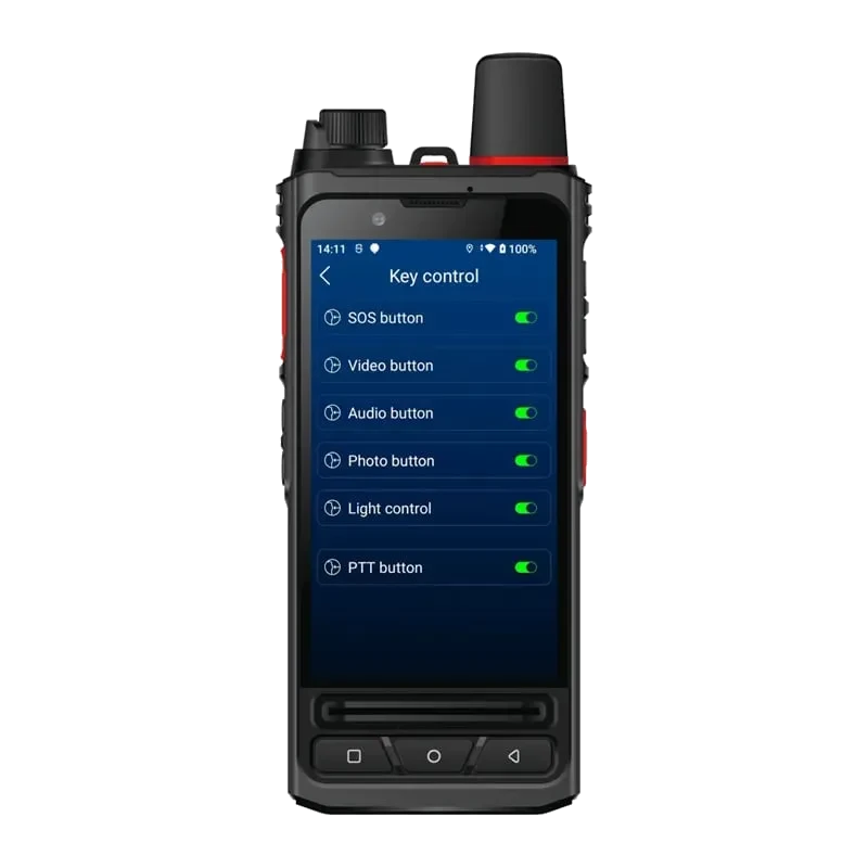 Radio Uphone L408 · Global X5, vista del equipo
